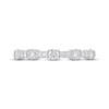 Thumbnail Image 2 of Round-cut Diamond Anniversary Band 1/2 ct tw 14K White Gold