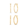 Thumbnail Image 1 of Hoop Earrings Gift Set 10K Yellow Gold