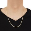 Thumbnail Image 4 of Semi-Solid Glitter Rope Chain Necklace & Bracelet Set 10K Yellow Gold