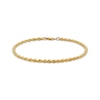 Thumbnail Image 5 of Semi-Solid Glitter Rope Chain Necklace & Bracelet Set 10K Yellow Gold