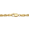Thumbnail Image 6 of Semi-Solid Glitter Rope Chain Necklace & Bracelet Set 10K Yellow Gold
