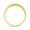 Thumbnail Image 3 of Diamond Two-Row Anniversary Ring 1/4 ct tw 14K Yellow Gold