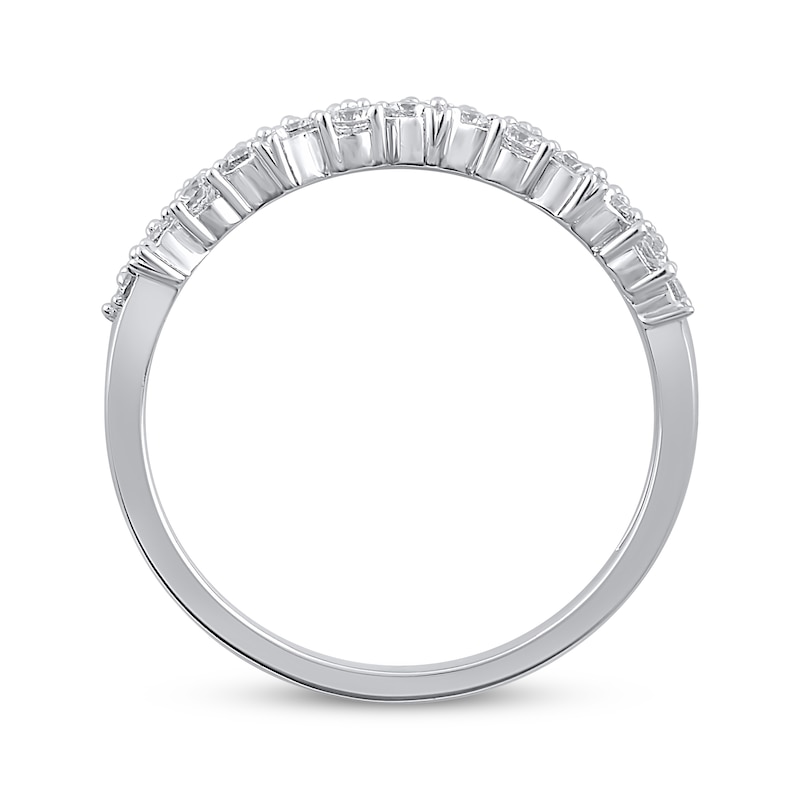 Main Image 2 of Adore Diamond Marquise-Frame Anniversary Ring 1/3 ct tw 14K White Gold