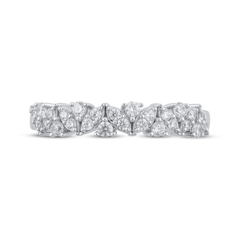 Main Image 3 of Adore Diamond Marquise-Frame Anniversary Ring 1/3 ct tw 14K White Gold