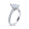 Thumbnail Image 2 of THE LEO Legacy Lab-Grown Diamond Pear-Shaped Engagement Ring 2-1/2 ct tw 14K White Gold