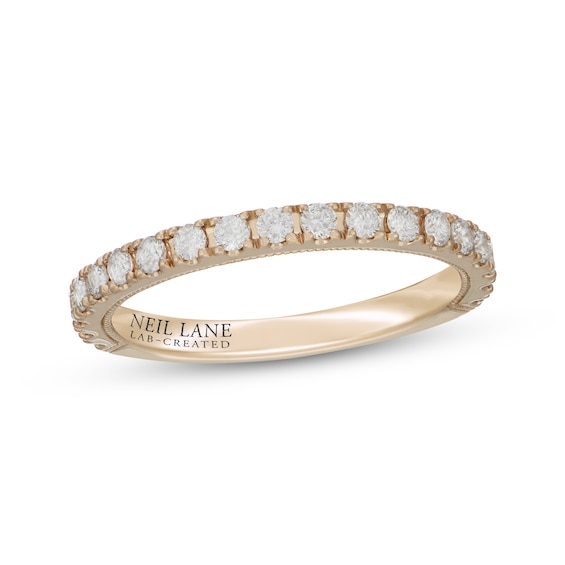 Neil Lane Artistry Lab-Grown Diamond Wedding Band 1/2 ct tw 14K Yellow Gold