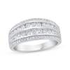 Thumbnail Image 1 of Adore Diamond Four-Row Anniversary Ring 1 ct tw 14K White Gold
