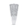 Thumbnail Image 2 of Adore Diamond Four-Row Anniversary Ring 1 ct tw 14K White Gold
