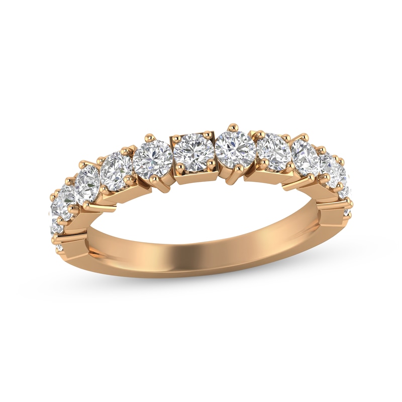 Main Image 1 of Adore Diamond Anniversary Ring 1 ct tw 14K Rose Gold