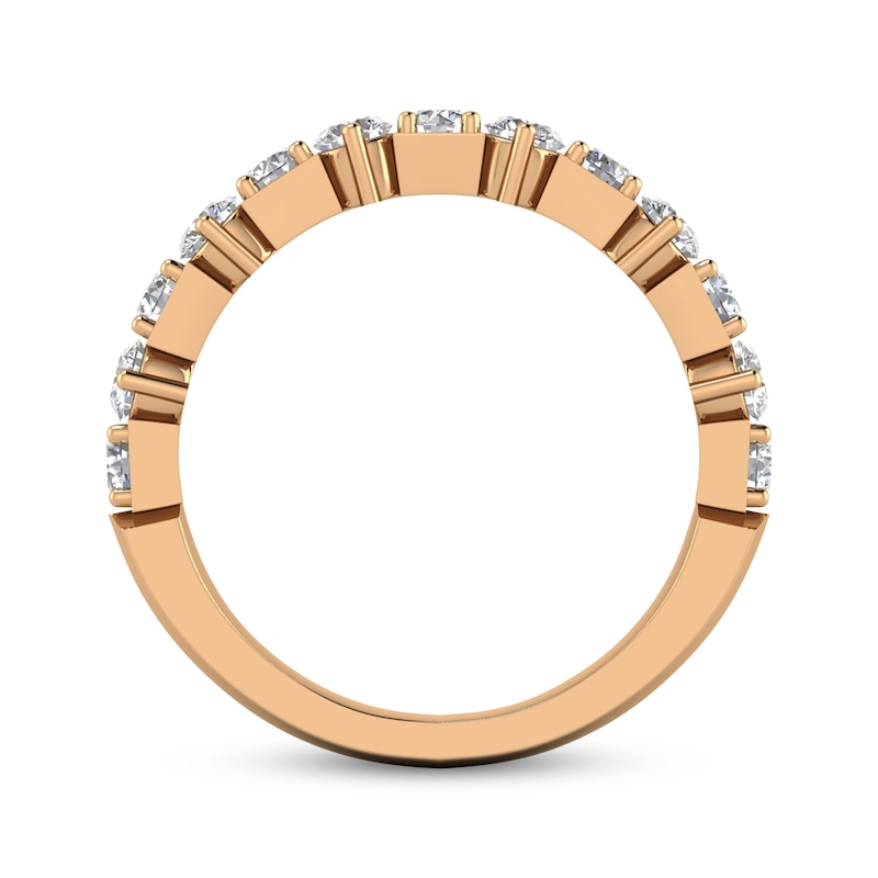 Diamond Anniversary Ring 1 ct tw 14K Rose Gold