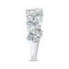 Thumbnail Image 2 of Adore Marquise & Round-Cut Diamond Alternating Anniversary Ring 2 ct tw 14K White Gold