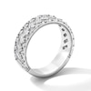 Thumbnail Image 3 of Men's Neil Lane Artistry Baguette & Round-Cut Lab-Grown Diamond Wedding Band 2 ct tw 14K White Gold