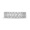 Thumbnail Image 3 of Men's Neil Lane Artistry Baguette & Round-Cut Lab-Grown Diamond Wedding Band 2 ct tw 14K White Gold