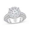 Thumbnail Image 1 of Adore Lab-Grown Diamonds Round-Cut Halo Engagement Ring 3 ct tw 14K White Gold
