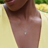 Thumbnail Image 4 of Diamond Three-Stone Necklace 1/4 ct tw 14K White Gold 18"