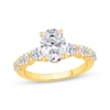Thumbnail Image 1 of Adore Lab-Grown Diamonds Oval-Cut Engagement Ring 2-1/2 ct tw 14K Yellow Gold