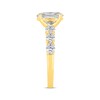 Thumbnail Image 2 of Adore Lab-Grown Diamonds Oval-Cut Engagement Ring 2-1/2 ct tw 14K Yellow Gold