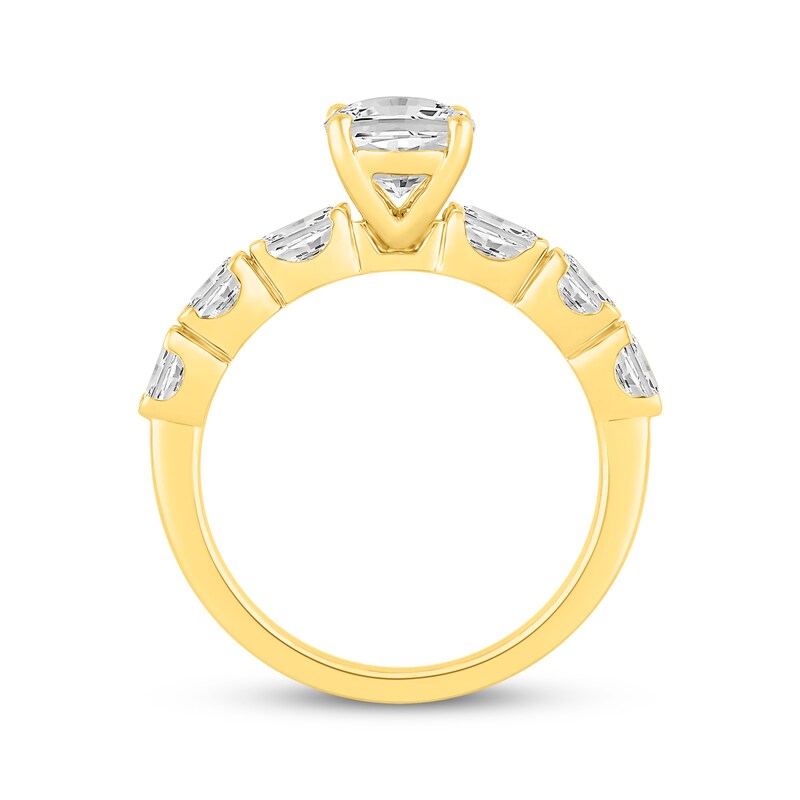Main Image 3 of Adore Lab-Grown Diamonds Oval-Cut Engagement Ring 2-1/2 ct tw 14K Yellow Gold