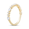 Thumbnail Image 2 of Adore Oval & Round-Cut Diamond Anniversary Ring 3/4 ct tw 14K Yellow Gold