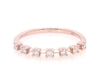 Thumbnail Image 1 of Lab-Grown Diamonds Seven-Stone Anniversary Ring 1/6 ct tw 14K Rose Gold