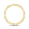 Thumbnail Image 3 of Monique Lhuillier Bliss Emerald-Cut Lab-Grown Diamond Eternity Ring 2 ct tw 18K Yellow Gold