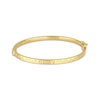 Thumbnail Image 1 of Bangle Bracelet with Roman Numeral Engraving 14K Yellow Gold