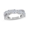 Thumbnail Image 1 of KAY Lab-Grown Diamonds Oval & Round-Cut Crossover Ring 2 ct tw 14K White Gold