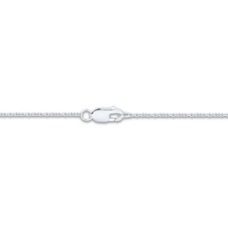 Main Image 4 of Multi-Diamond Circles Necklace 1 ct tw 14K White Gold 17"