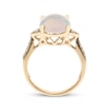 Thumbnail Image 2 of Cirari Couture Opal & Diamond Ring 1/5 ct tw 14K Yellow Gold