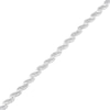 Thumbnail Image 2 of Diamond Wave Link Bracelet 1/10 ct tw Sterling Silver 7"
