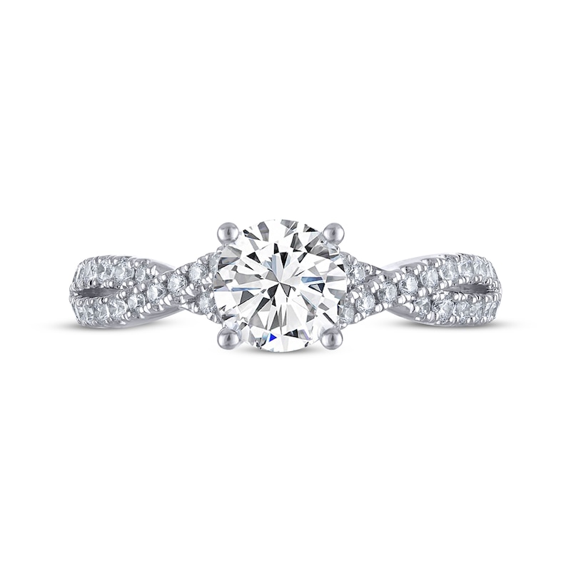 Main Image 3 of THE LEO Legacy Lab-Grown Diamond Engagement Ring 1-1/3 ct tw 14K White Gold