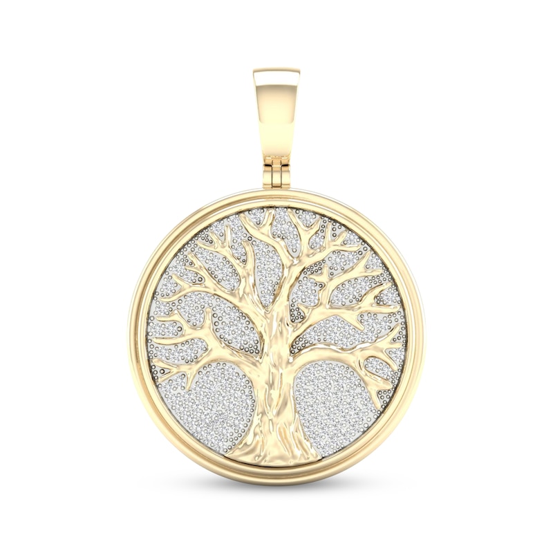 Main Image 1 of KAY Lab-Grown Diamonds Men's Tree of Life Charm 1 ct tw 10K Yellow Gold