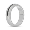 Thumbnail Image 2 of Neil Lane Men's Black Diamond Wedding Band 3/8 ct tw 14K White Gold