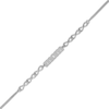 Thumbnail Image 2 of "Mom" Infinity Link Bracelet Sterling Silver 7.5"