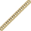 Thumbnail Image 2 of 4.5mm Diamond-Cut Curb Chain Necklace Solid 14K Yellow Gold 22"