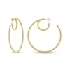 Thumbnail Image 1 of Double Hoop Earrings 10K Yellow Gold 54mm