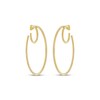 Thumbnail Image 2 of Double Hoop Earrings 10K Yellow Gold 54mm