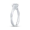 Thumbnail Image 2 of KAY Lab-Grown Diamonds Halo Promise Ring 1/4 ct tw 10K White Gold