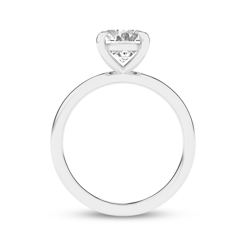 Main Image 2 of Adore Lab-Grown Diamonds Oval-Cut Solitaire Engagement Ring 3 ct tw 14K White Gold (F/VS2)
