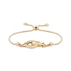 Thumbnail Image 1 of Interlocking Ovals Bolo Bracelet 10K Yellow Gold
