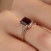 Thumbnail Image 6 of Le Vian Garnet Ring 1/4 ct tw Diamonds 14K Strawberry Gold