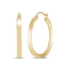 Thumbnail Image 1 of Oval Hoop Earrings 10K Yellow Gold