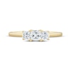 Thumbnail Image 3 of Adore Lab-Grown Diamonds Princess-Cut Three-Stone Engagement Ring 1/2 ct tw 14K Yellow Gold