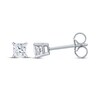 Thumbnail Image 0 of Lab-Created Diamonds by KAY Princess-Cut Solitaire Stud Earrings 1/3 ct tw 10K White Gold (I/SI2)