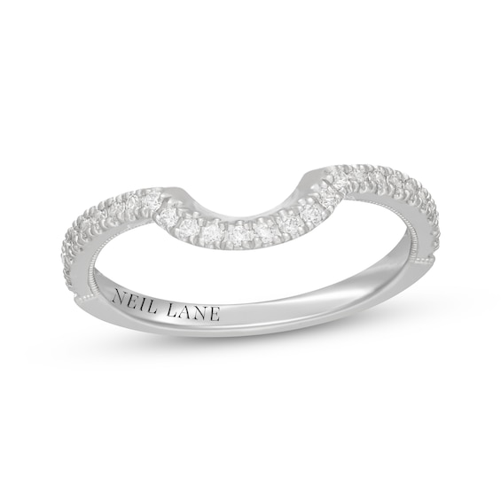 Neil Lane Diamond Contour Wedding Band 1/4 ct tw 14K White Gold