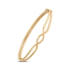 Thumbnail Image 2 of Reaura Crossover Bangle Bracelet Repurposed 14K Yellow Gold
