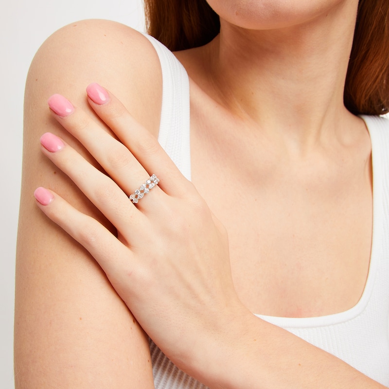 Main Image 4 of KAY Lab-Grown Diamonds Marquise & Round-Cut Ring 1-1/2 ct tw 10K White Gold