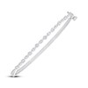 Thumbnail Image 2 of Diamond Bangle Bracelet 1/5 ct tw Sterling Silver