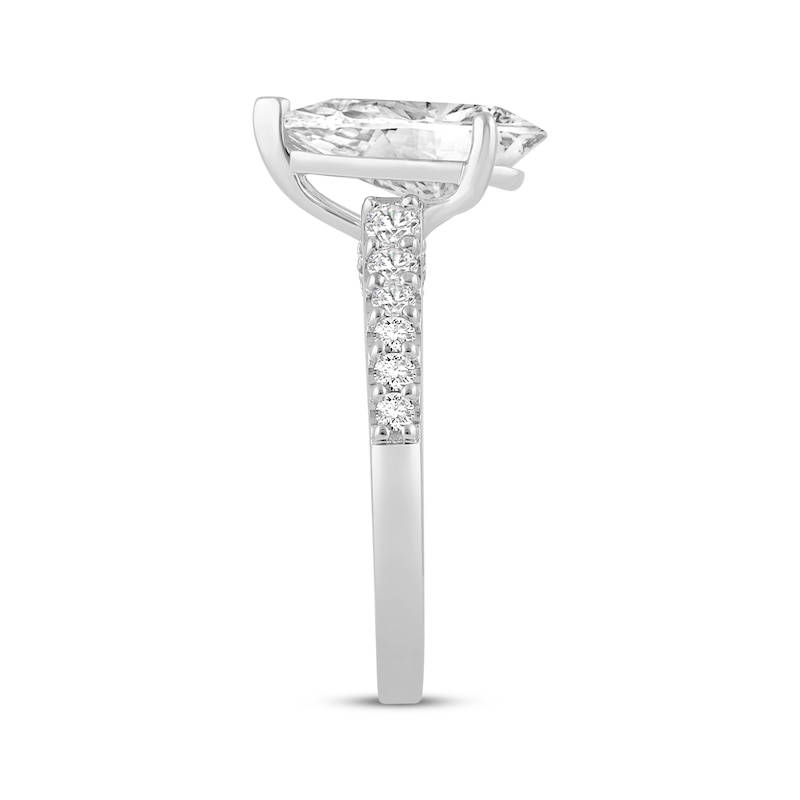 Main Image 2 of Adore Lab-Grown Diamonds Pear-Shaped Engagement Ring 3-1/2 ct tw 14K White Gold