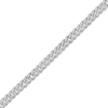 Thumbnail Image 2 of Men's Diamond Curb Chain Bracelet 1-1/2 ct tw Sterling Silver 8.5"